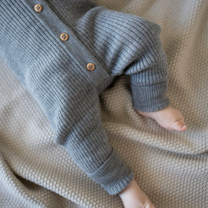 THE WOOLLY ONESIE TWO-TONE - midnight blue