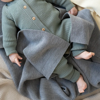 THE WOOLLY ONESIE - blue