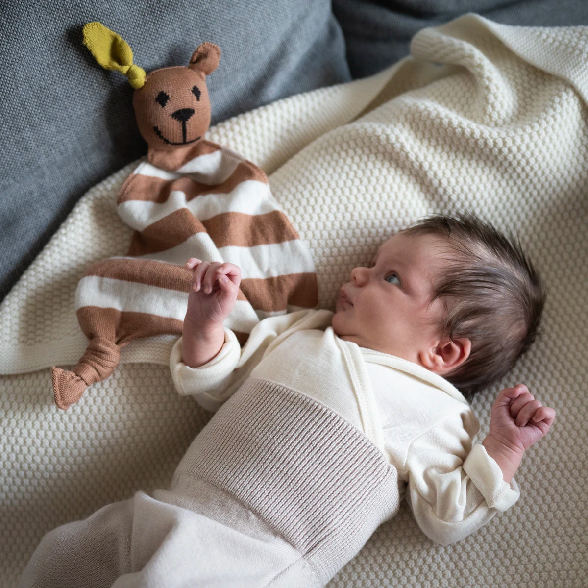 THE WOOLLY mamelo - striped grey