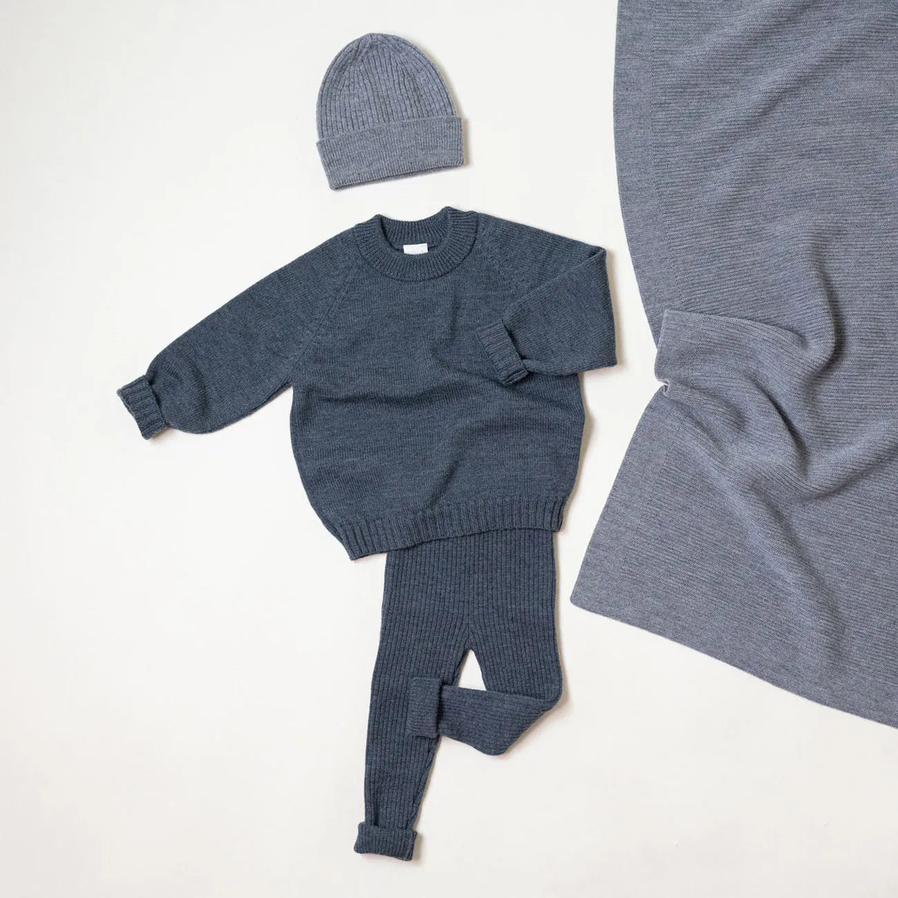 KUSCHEL-SET KIDS - graphite grey