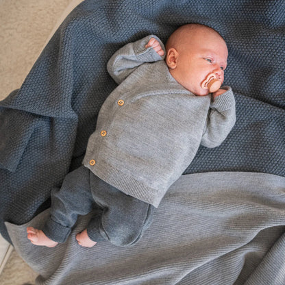 THE WOOLLY BABY PANTS - graphite grey