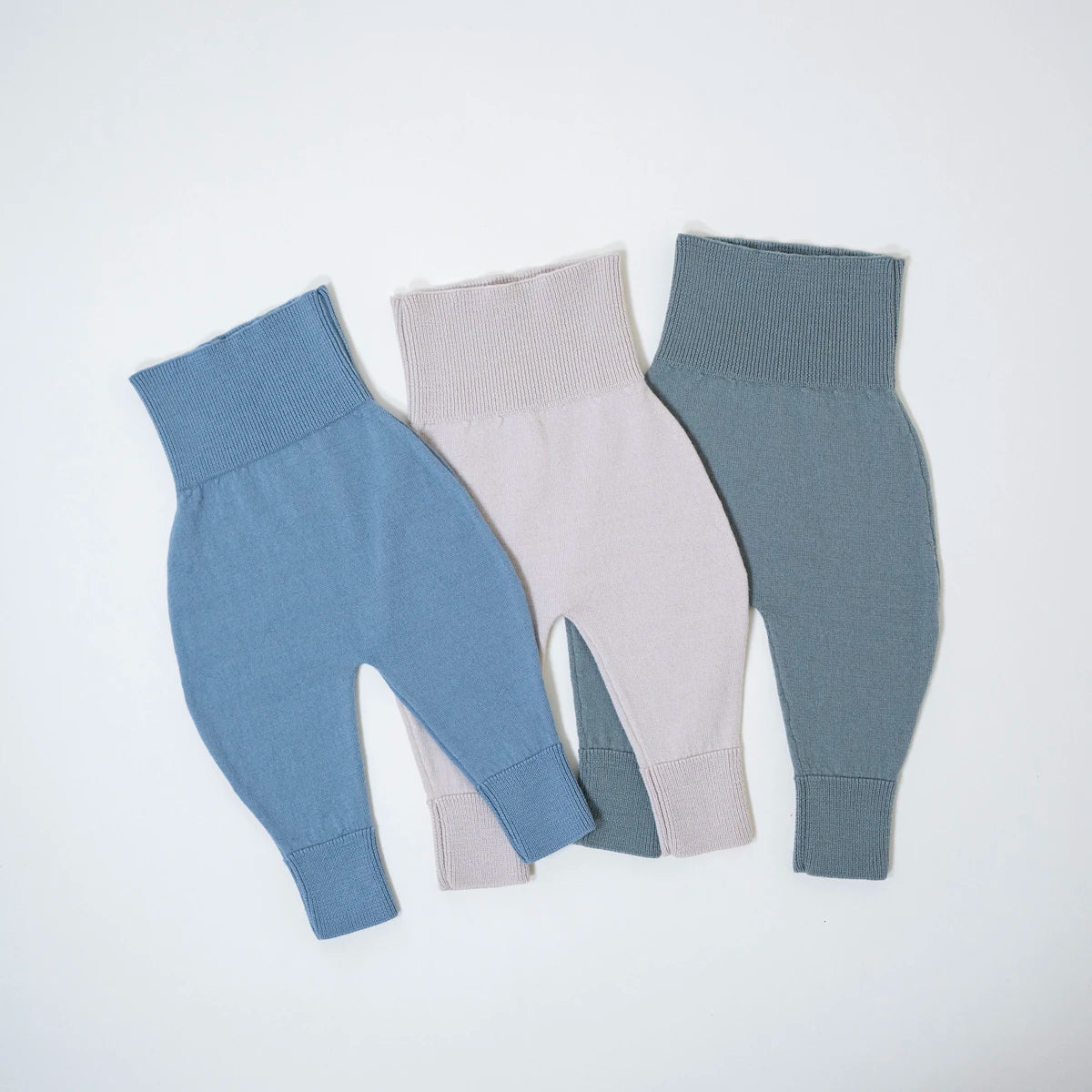 THE WOOLLY BABY PANTS - blue