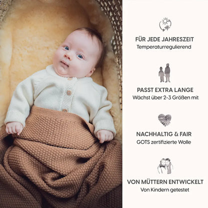 GROSSES KUSCHEL-SET STRICKJACKE