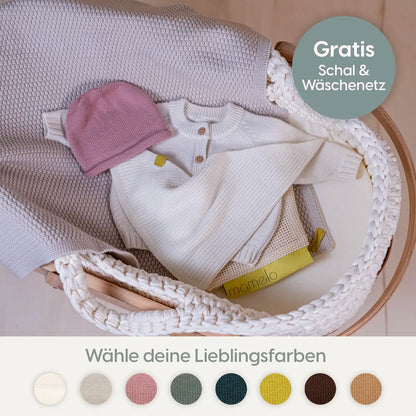 PREMIUM KUSCHEL-SET STRICKJACKE