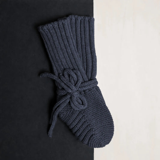 THE WOOLLY BABY BOOTIE - graphite grey