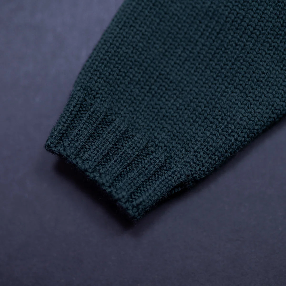 THE WOOLLY CARDIGAN - new petrol
