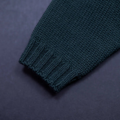 THE WOOLLY CARDIGAN - new petrol