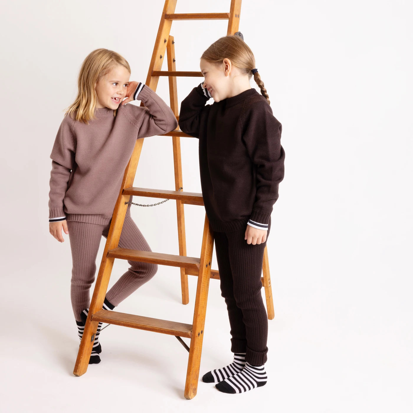 B-WARE THE WOOLLY LEGGINGS - chocolate