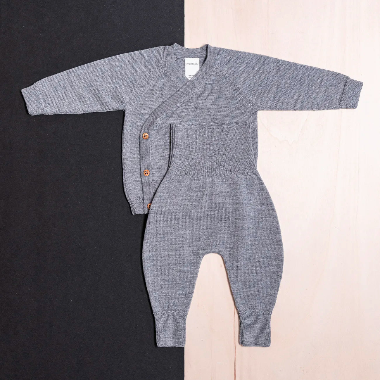 KLEINES KUSCHEL-SET - cloud grey