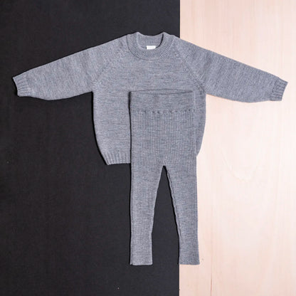 KUSCHEL-SET KIDS - cloud grey