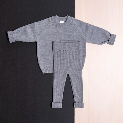 KUSCHEL-SET KIDS - cloud grey