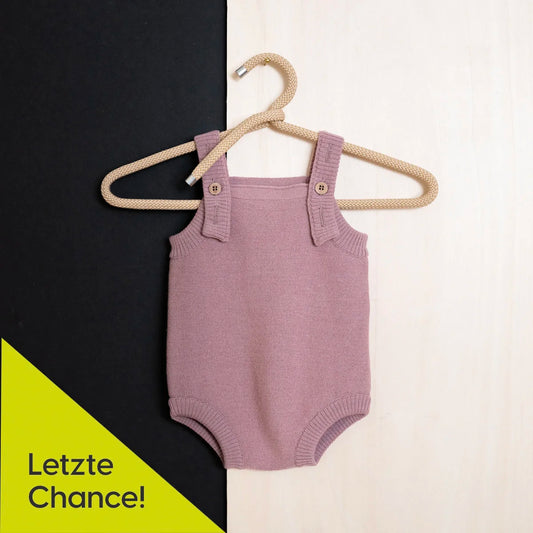 THE WOOLLY ROMPER - rose