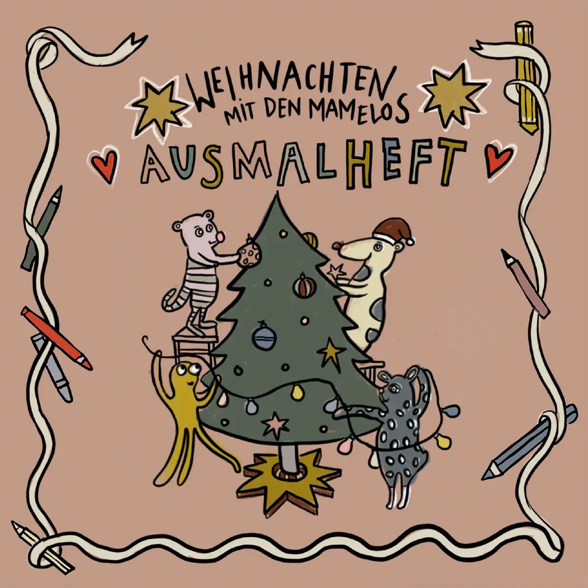 mamelo AUSMALHEFT WEIHNACHTEN