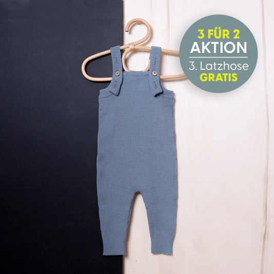 THE WOOLLY BABY JUMPSUIT - blue