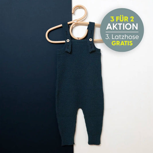 THE WOOLLY BABY JUMPSUIT - new petrol