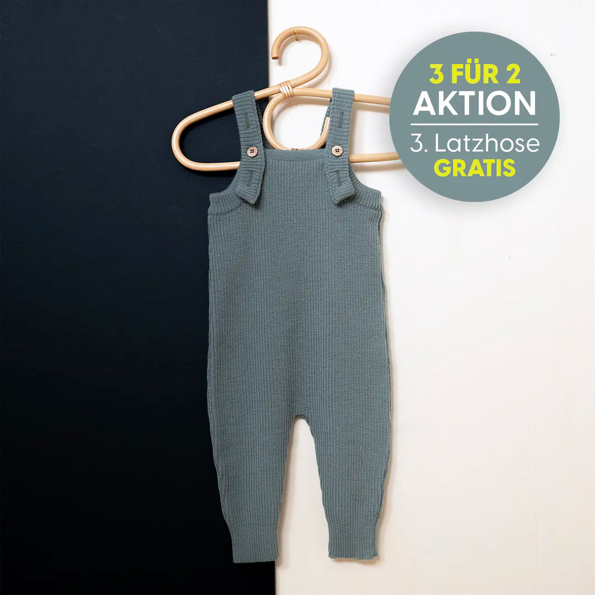 THE WOOLLY BABY JUMPSUIT - sage