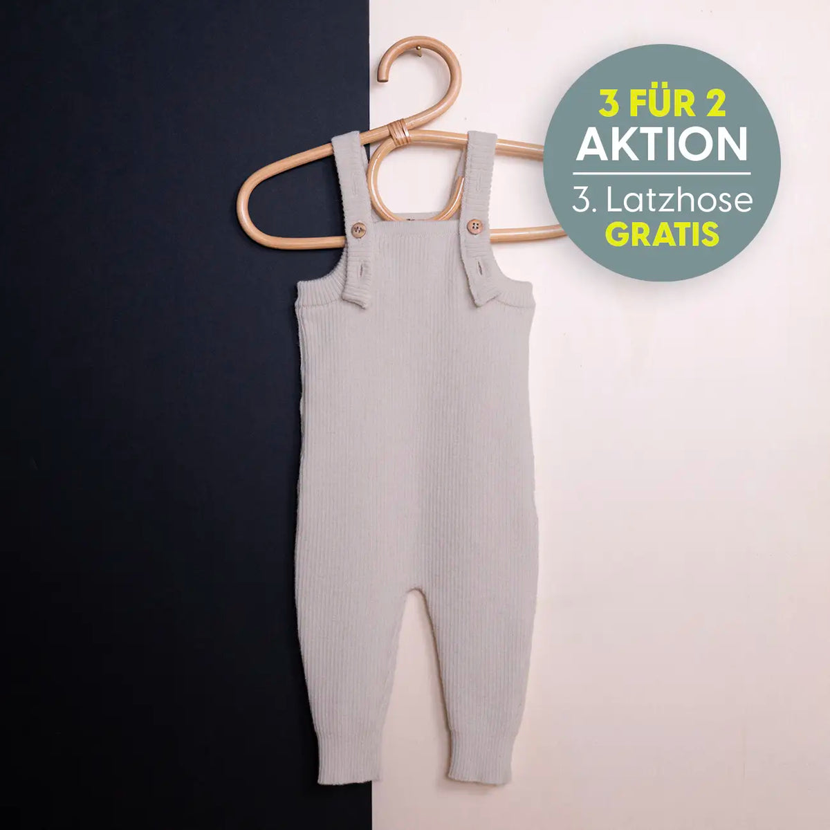 THE WOOLLY BABY JUMPSUIT - sand