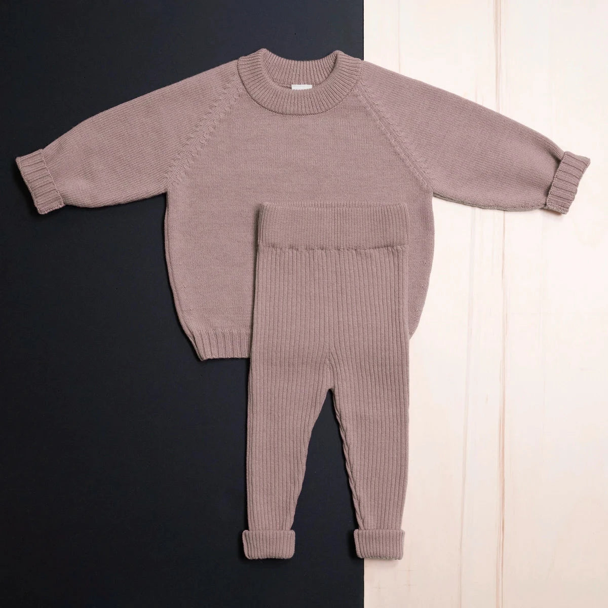 KUSCHEL-SET KIDS - cappuccino