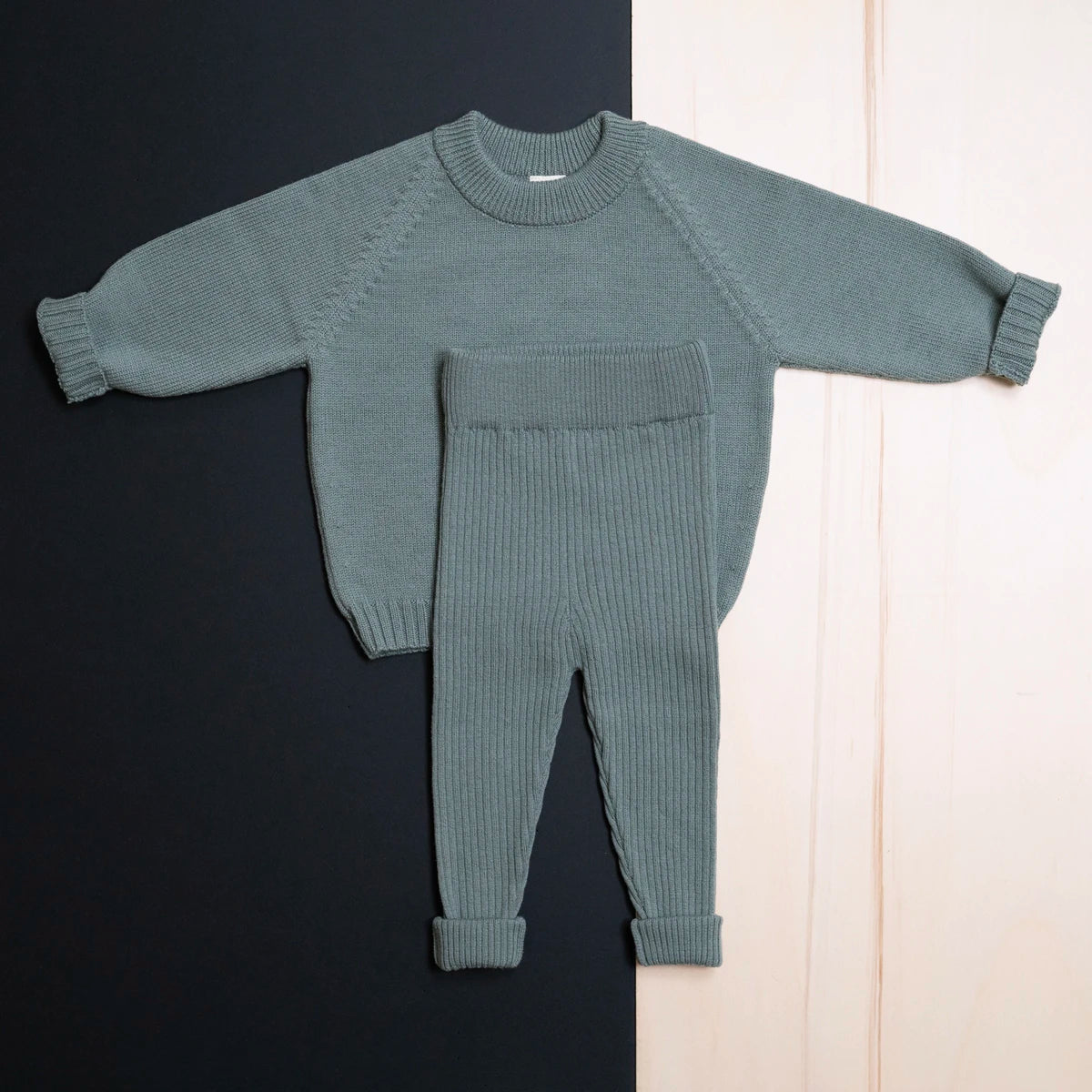 KUSCHEL-SET KIDS - sage