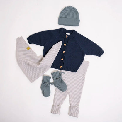THE WOOLLY CARDIGAN - midnight blue