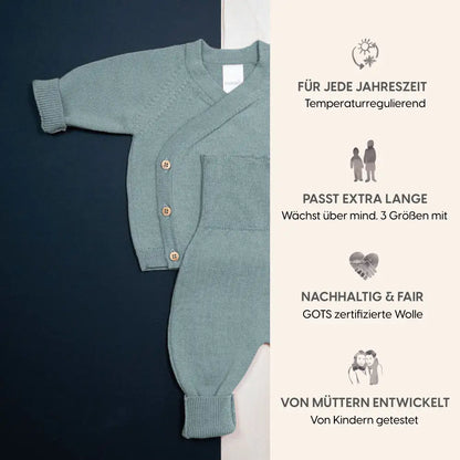 KLEINES KUSCHEL-SET - sage