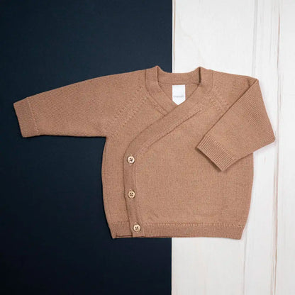 THE WOOLLY BABY JACKET - camel
