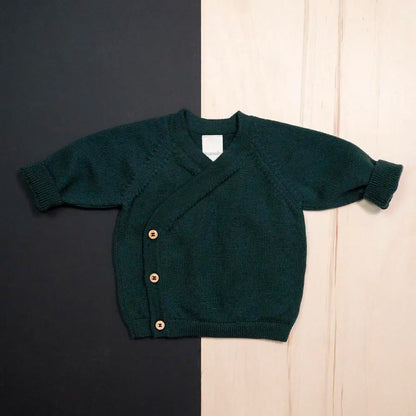PRE-LOVED WOOLLY BABY JACKET - petrol