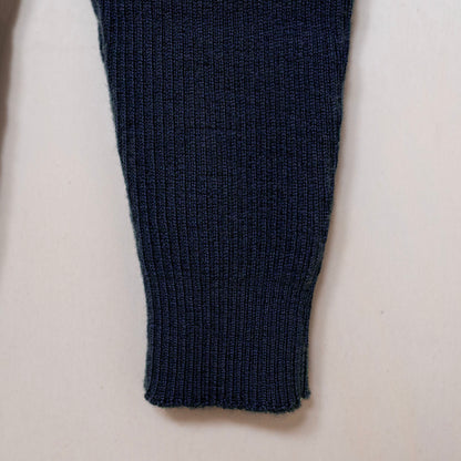 THE WOOLLY BABY JUMPSUIT - midnight blue