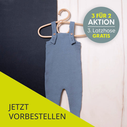 THE WOOLLY BABY JUMPSUIT - blue