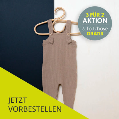 THE WOOLLY BABY JUMPSUIT - cappuccino