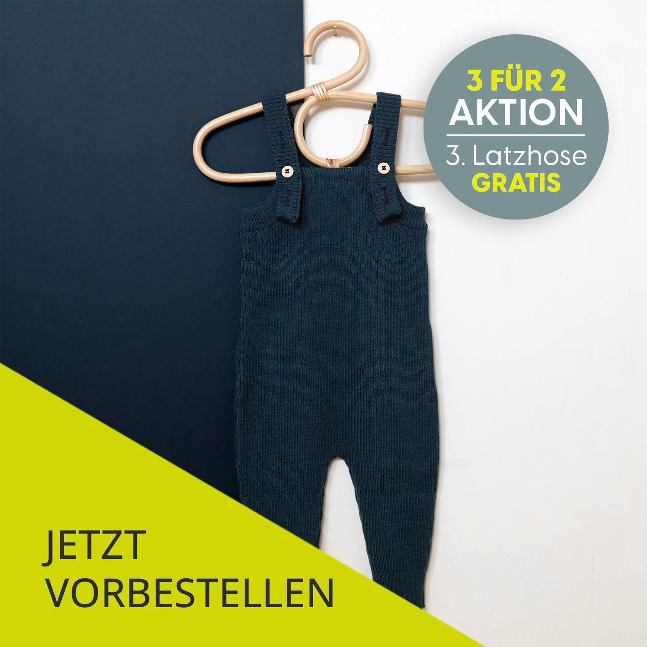 THE WOOLLY BABY JUMPSUIT - new petrol