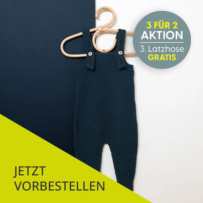 THE WOOLLY BABY JUMPSUIT - new petrol
