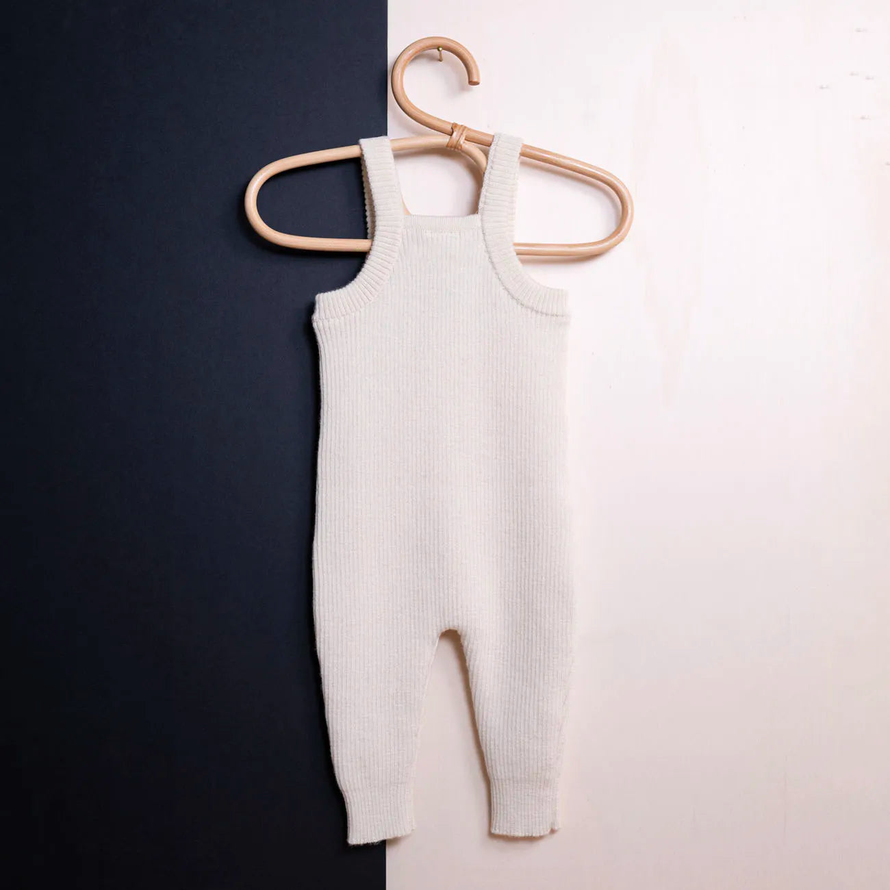 THE WOOLLY BABY JUMPSUIT - pure