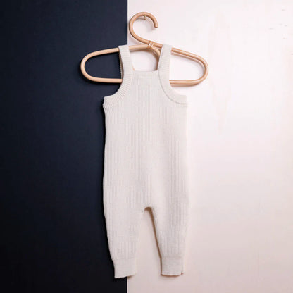 THE WOOLLY BABY JUMPSUIT - pure