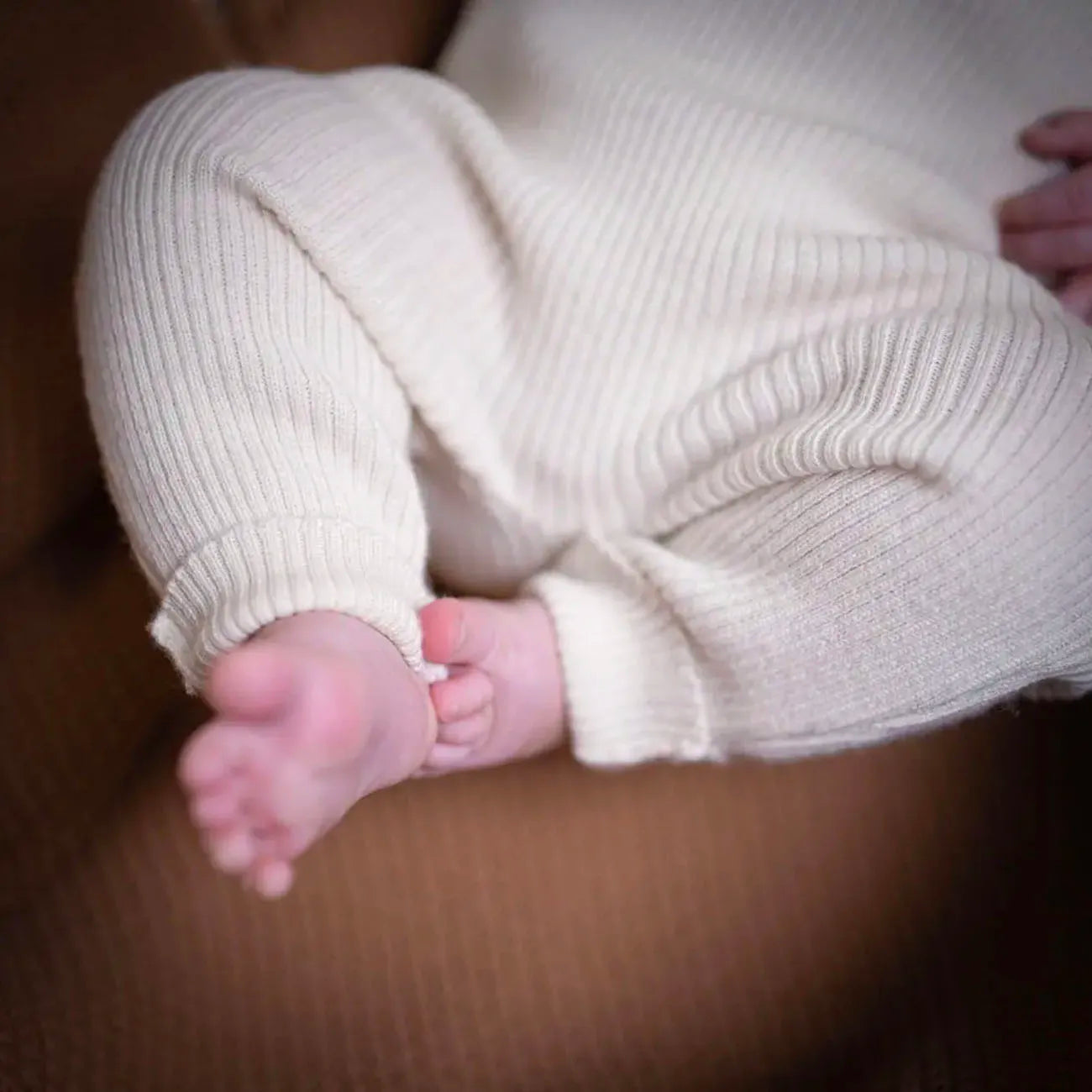 THE WOOLLY BABY JUMPSUIT - pure