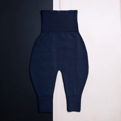 THE WOOLLY BABY PANTS - midnight blue