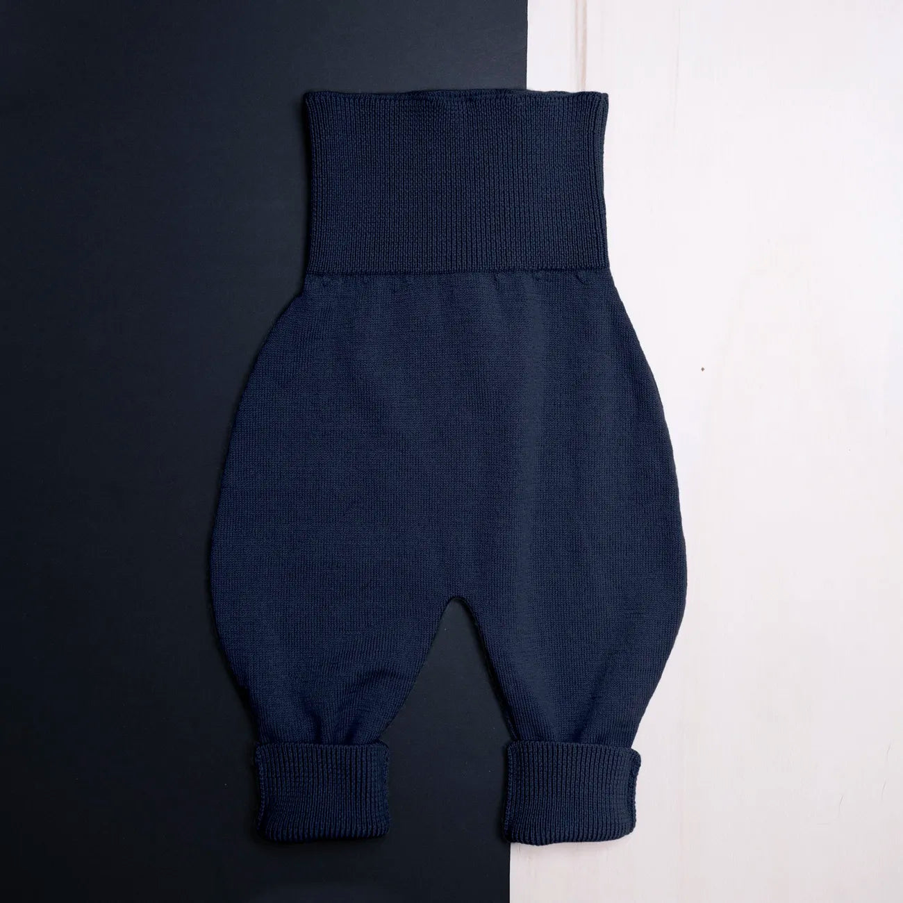 PRE-LOVED WOOLLY BABY PANTS - midnight blue