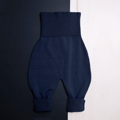 PRE-LOVED WOOLLY BABY PANTS - midnight blue