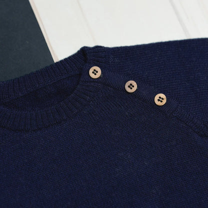 THE WOOLLY BABY SWEATER - midnight blue