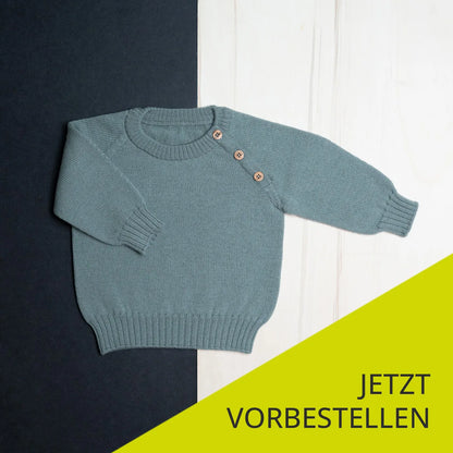 THE WOOLLY BABY SWEATER - sage