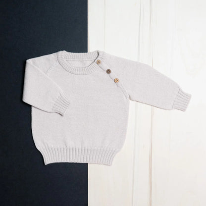 THE WOOLLY BABY SWEATER - sand