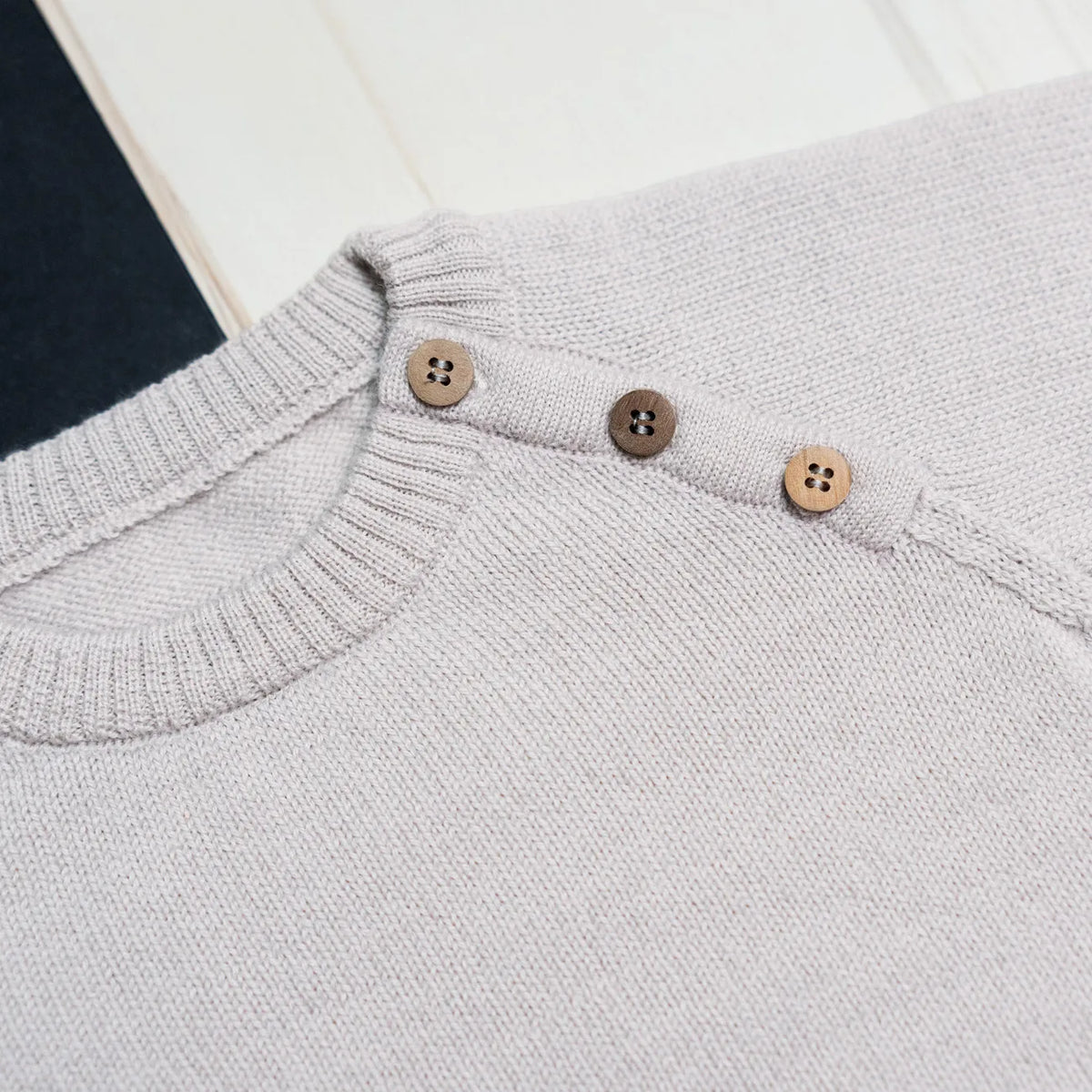 THE WOOLLY BABY SWEATER - sand