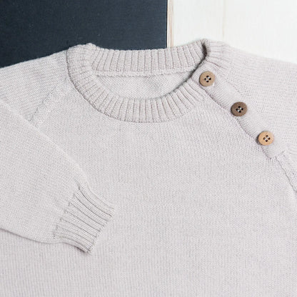 THE WOOLLY BABY SWEATER - sand