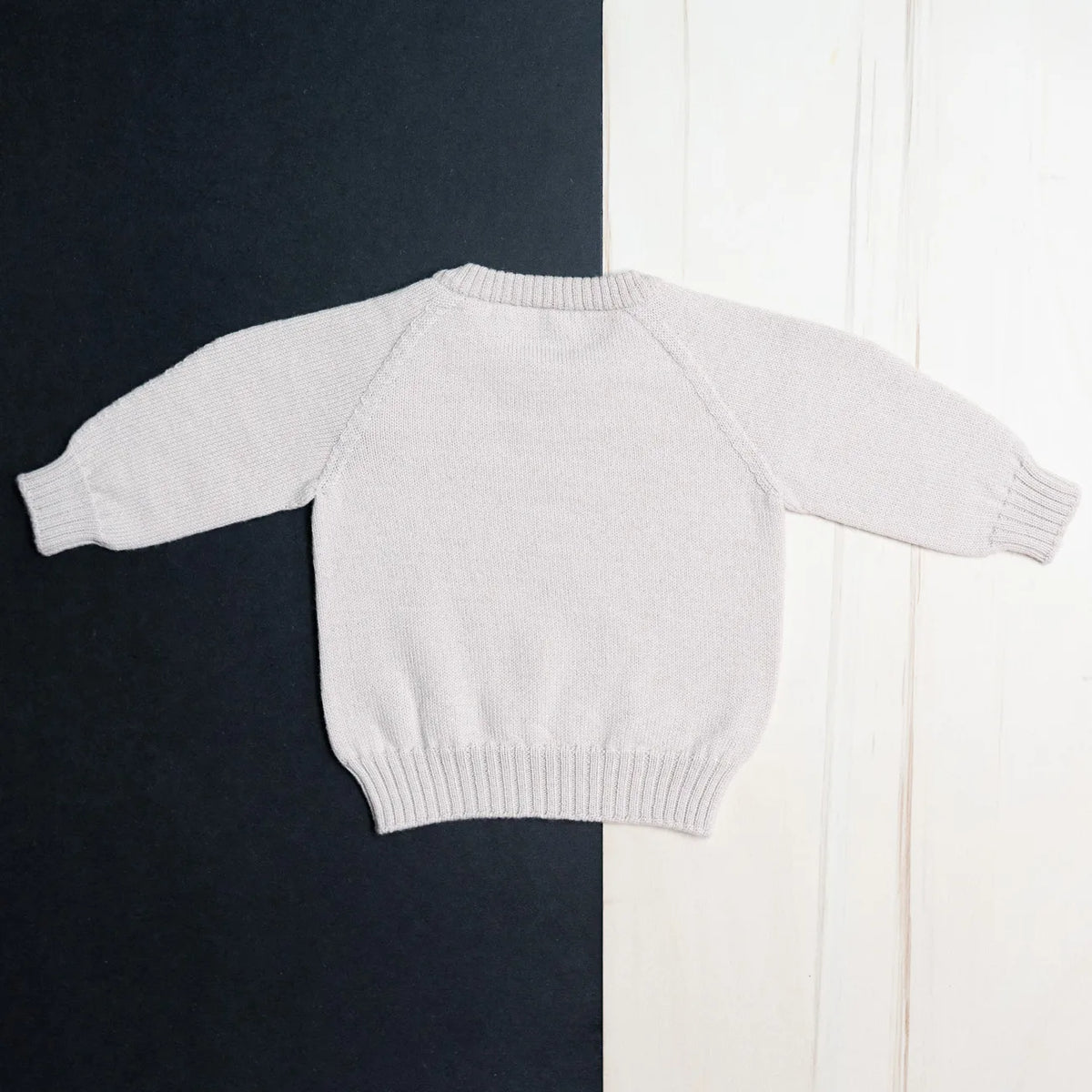 THE WOOLLY BABY SWEATER - sand