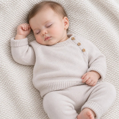 THE WOOLLY BABY SWEATER - sand