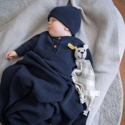 THE WOOLLY BLANKET - midnight blue