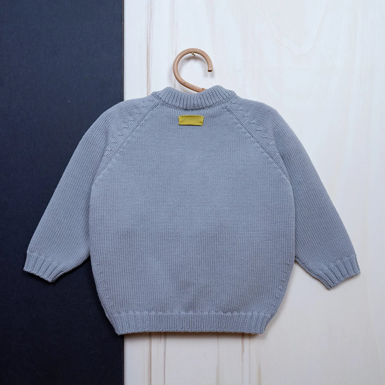 THE WOOLLY CARDIGAN - blue