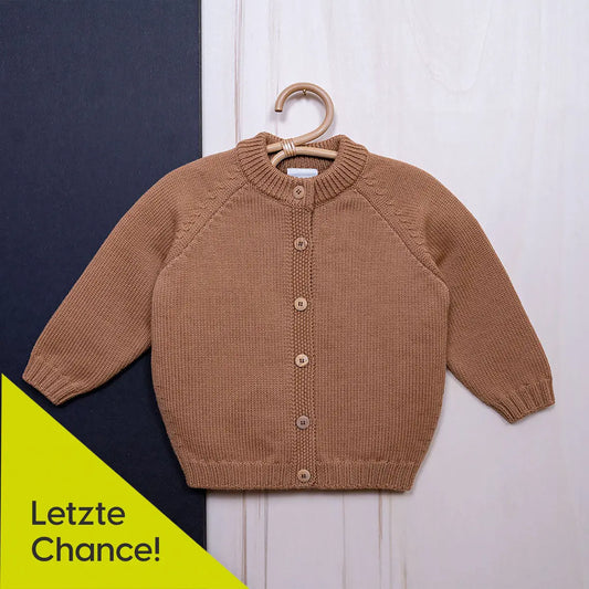 THE WOOLLY CARDIGAN - camel