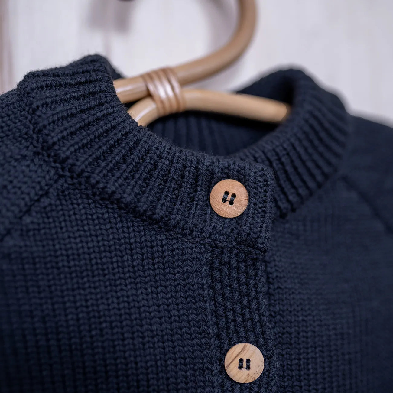 THE WOOLLY CARDIGAN - midnight blue