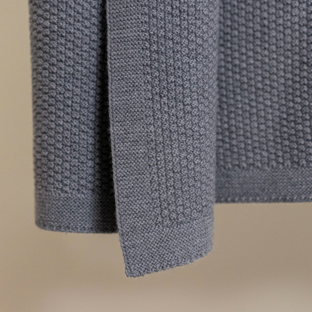 THE WOOLLY FAMILY BLANKET - cloud grey